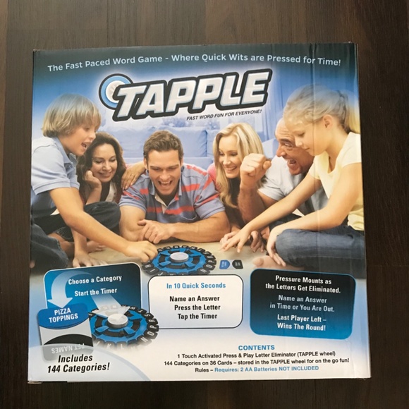 TAPPLE Word Game Fast-Paced 2-8 Players - Picture 2 of 3